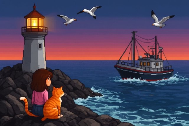Exemple d’image en style Pixel art