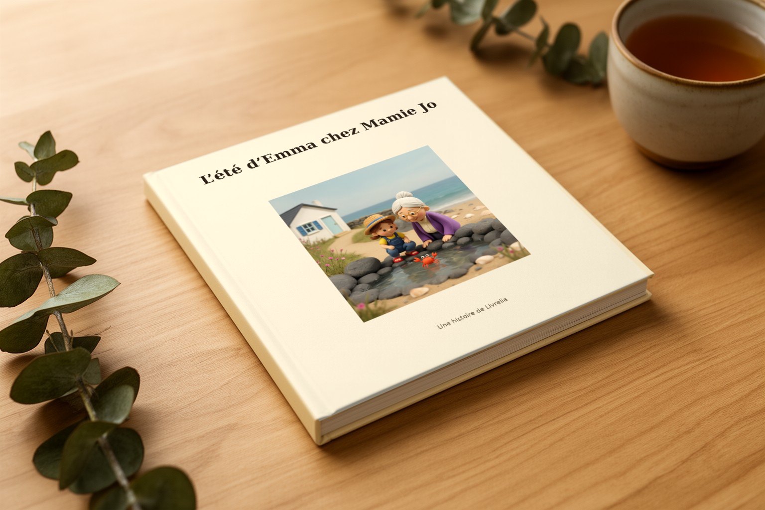 Le livre « L’été d’Emma chez Mamie Jo », relié